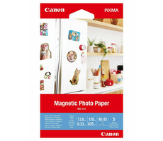 Canon magnetisches Fotopapier MG-101 - 10 x 15 cm (4 x 6 Zoll) - 5 Blatt