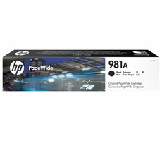 HP Original Tintenpatrone 981A schwarz / für HP PageWide Enterprise Color 556dn & 556xh / 106ml
