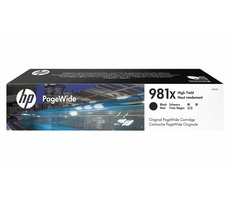 HP Original Tintenpatrone 981X schwarz / für HP PageWide Enterprise Color 556dn & 556xh / 194ml
