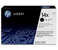 HP 14X Original Toner Schwarz / für HP LaserJet Enterprise 700 M712 & M725 / 17.500 Seiten