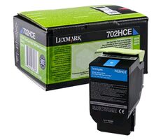 Lexmark 702HCE Corporate Hochleistungs-Tonerkartusche blau / 3.000 Seiten