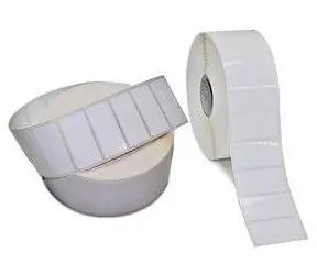 ZEBRA PolyE 3100T PE-Selbstklebeetiketten 51 x 25 mm / Durchm. Rolle 127 mm / glänzend / weiß / 2398 Stück / Packung mit 12 Rollen