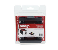 Evolis Farbband (YMCKO) für Badgy100 & Badgy200 Drucker - bis zu 100 Karten / 100 Karten in einer Packung