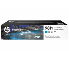 HP Original Tintenpatrone 981Y blau / für HP PageWide Enterprise Color 556dn & 556xh / 185ml