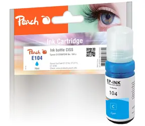 Peach C13T00P240 alternative Tinte blau / Epson EcoTank ET-2710 & EcoTank ET-2712 / 70 ml 