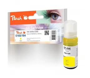 Peach alternative gelbe Tinte C13T00P440 / Epson EcoTank ET-2710 & EcoTank ET-2712 / 70 ml 