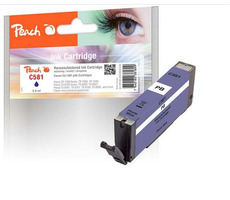 Peach CLI-581 kompatibilní cartridge foto modrá