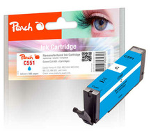 Peach CLI-551C alternativní cartridge modrá