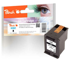 Peach F6U66A kompatible Patrone 302 schwarz / DeskJet 1110 2130 / 6 ml