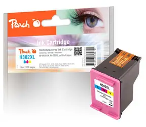 Peach F6U67A kompatible Patrone 302 XL Farbe / DeskJet 1110 2130