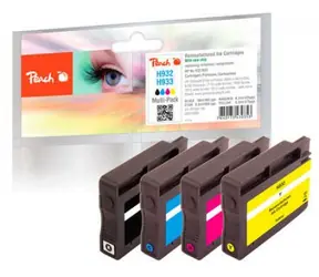 Peach 932 alternative Patrone Multi-Pack / HP OFFICEJET 6100 / 1x16 3x8,5ml
