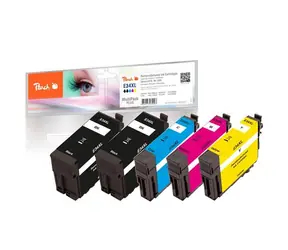 Peach kompatible Patrone Epson 34XL MultiPack PLUS / für WF-3720 und WF-3725