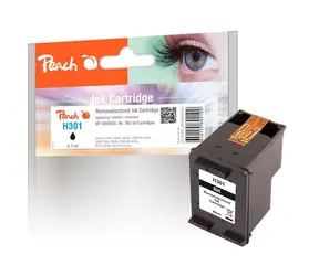 Peach Alternativkartusche 301 schwarz / DeskJet 1050 & 2050 / 5,7 ml