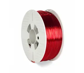Verbatim 3D-Drucker-Filament PET-G 2,85 mm 123 m 1 kg rot-transparent