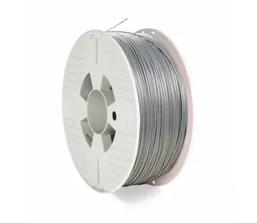 Verbatim 3D-Drucker-Filament PLA 1,75 mm 335 m 1 kg Silber-Metallic-Grau