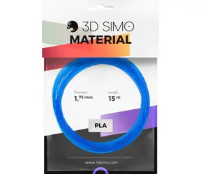3DSimo Filament PLA Transparent (MultiPro/ Kit) 15m / Durchmesser 1,75 mm / PLA