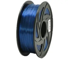 Xtendlan PLA-Filament transparent-blau / Schnur für 3D-Drucker / PLA / 1,75 mm / 1 kg 