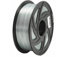 Xtendlan PLA-Filament glänzend silber / Schnur für 3D-Drucker / PLA / 1,75 mm / 1 kg 