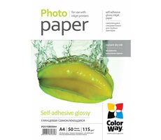 Colorway Selbstklebendes Fotopapier A4 (glänzend) - 115g/m2 50 Stk