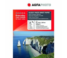 AGFAPHOTO Everyday Photo Inkjet Paper Glossy 180g A4 20 Stück / Fotopapier / glänzend