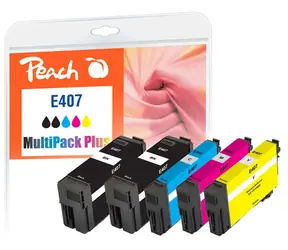 Peach 407 Alternativkartusche MultiPack PLUS / für WorkForce Pro WF-4745 & WorkForce Pro WF-4745DTWF / 2x43 & 3x23 ml