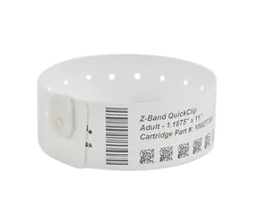 ZEBRA -Armband 1,1875 x 11 Zoll (30,2 x 279,4 mm) / PP / DT / Z-Band Quickclip / Clipverschluss / 240/Rolle / 4/Karton