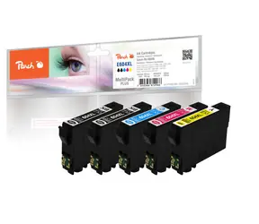 Peach 604XL Alternativpatrone E604 MultiPack PLUS / für Expression Home XP-2200 & XP-2205 / 2x 500 & 3x 350 Seiten