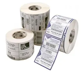 ZEBRA Z-Select 1000T Papieretiketten TT 57 x 32 mm / Rolle 127 mm / Rolle 25,4 mm / 2100 Stück / 12 Rollen