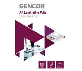 Sencor SLA FA4B250 Laminierfolie A4/250mic (100 Stück)