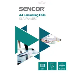Sencor SLA FA4M150 Laminierfolie A4/150mic (25 Stück)