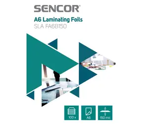 Sencor SLA FA6B150 Laminierfolie A6/150mic (100 Stück)