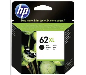 HP 62XL (C2P05AE) Tintenpatrone schwarz / für HP ENVY 5540 & 5640 & 5646 & 7640 & OfficeJet 200 & 250 / 12 ml