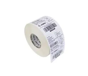 ZEBRA 8100T Cryocool PE-Etiketten 30 x 15 mm (3 Rollen) / Rolle 127 mm / Rolle 25,4 mm / weiß glänzend / 4430 Stück / Packung mit 3 Rollen