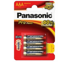 Panasonic - Pro Power AAA 4 Stück / Micro-Bleistift-Alkalibatterie 