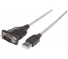 Manhattan Adapter USB - Serieller Port (USB AM/DB9M, RS232)