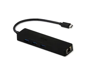 i-TEC USB-C Slim Passiver HUB 3 Port + Gigabit Ethernet Adapter