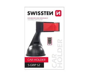 Swissten S-GRIP S2 schwarz / Autohalterung für 3,5" - 6,0" / Bereich: 44 - 90 mm