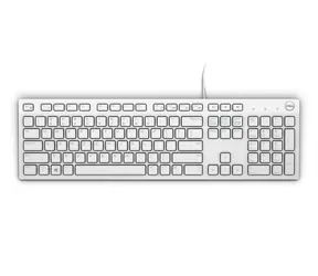 DELL KB-216 US weiß / Multimedia-Tastatur / US / QWERTY / USB