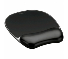 Fellowes CRYSTAL schwarz / Maus- und Handgelenkpad / Gel