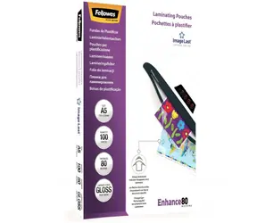 Fellowes A5 80 mic ImageLast / Laminierfolie / 100 Stück / glänzend
