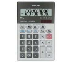 Sharp EL-M711GGY silber / Tischrechner / zehn Ziffern