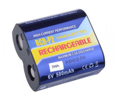 Avacom Wiederaufladbarer Fotoakku CR-P2 / DL223A / Li-Fe / 6V / 500mAh / 3Wh