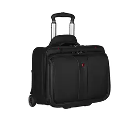 Wenger Patriot Doppel-Businesstasche mit Rollen für 17" Laptop, schwarz