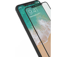 eSTUFF TitanShield für Apple iPhone 8 Full Black / 0,3 mm Asahi-Hartglas 