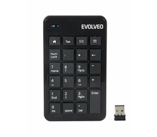 Evolveo WN160 kabelloser Ziffernblock schwarz / USB