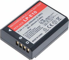 T6 Power Akku Canon LP-E10 / 850mAh / schwarz