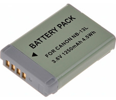T6 Power Akku Canon NB-13L / 1250mAh / grau