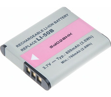 T6 Power Akku Olympus Li-50B / 800mAh / schwarz