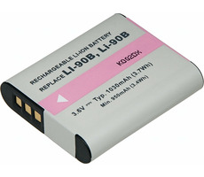 T6 Power Akku Olympus Li-90B / 900mAh / schwarz