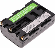 T6 Power -Akku Sony NP-FM50 / NP-FM51 / NP-FM30 / NP-QM50 / NP-QM51 / 1700 mAh / grau